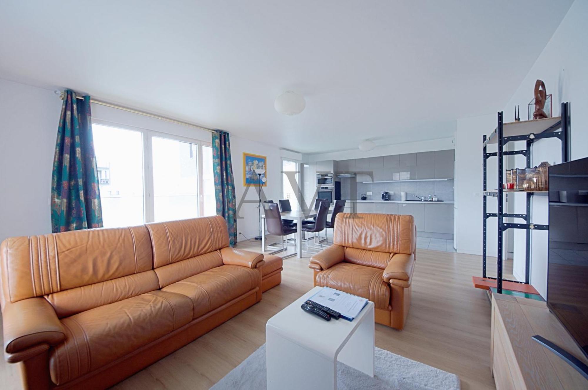 Appartement 87 M2 - 3 Chambres - 6 Personnes - Proche Paris - Parking Gratuit Asnières Eksteriør bilde