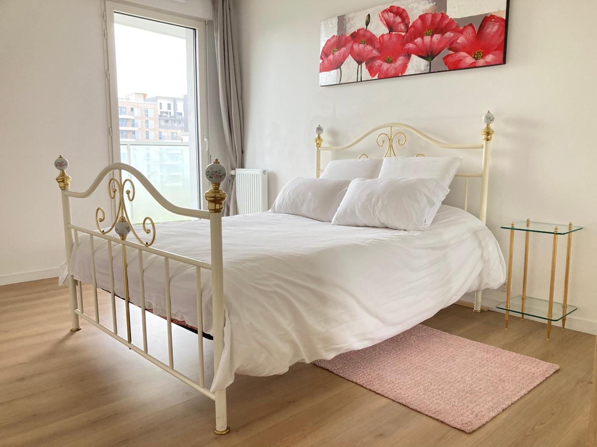 Appartement 87 M2 - 3 Chambres - 6 Personnes - Proche Paris - Parking Gratuit Asnières Eksteriør bilde